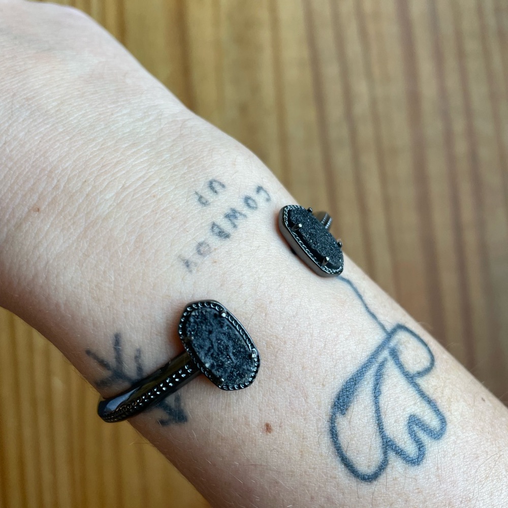 Kendra Scott Black Adjustable Cuff - image 2